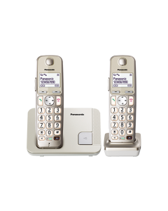 PANASONIC TWIN DECT PHONE KXTGE212CXN