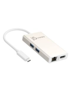 J5 USB-C TO ETHERNET/HDMI HUB JCA374