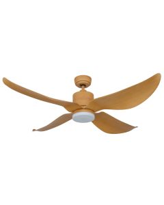 FANZTEC 52" CEILING FAN W LED FTTWS1-LED-PINEWOOD