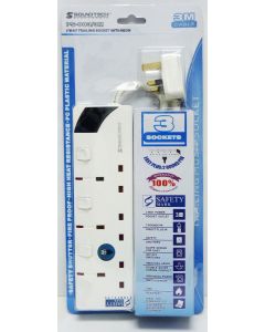 SOUND TEOH EXTENSION SOCKET PS-003-3WAY-3M