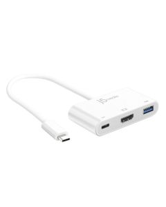 J5 USB-C TO VGA/HDMI/USB-C HUB JCA379