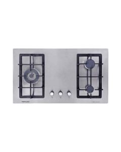 TECNO GAS HOB - 3 BURNERS SR838SV-STAINLESS STEEL