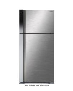 HITACHI 2 DOOR FRIDGE R-V690P7MS-BSL