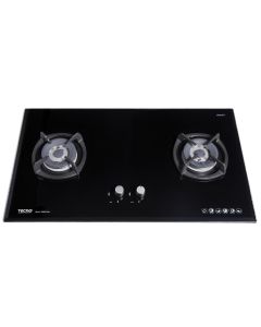 TECNO GAS HOB - 2 BURNERS T2288TGSV-BLACK