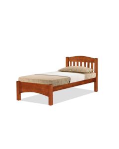 SOLID WOODEN BEDFRAME SINGLE F-50LT-S-CHERRY