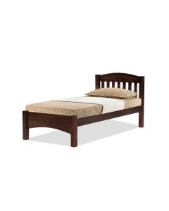 SOLID WOODEN BEDFRAME SINGLE F-50LT-S-CAPPUCINO