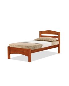 SOLID WOODEN BEDFRAME SINGLE F-58LT-S-CHERRY