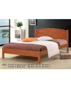 SOLID WOODEN BEDFRAME QUEEN F-2115N-Q-CHERRY