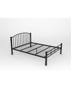 SEBEL QUEEN BED METAL FRAME CIFF- M1-Q-BLACK