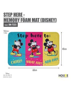 DISNEY MAT-STEP HERE DN-7223