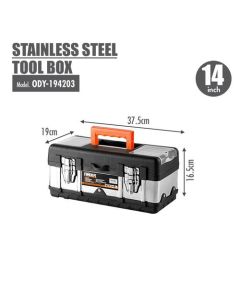 FINDER SS STEEL TOOLS BOX-14" ODY-194203