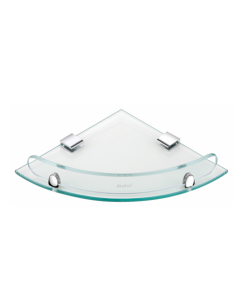 DELFINO CORNER GLASS SHELF IT-SG0225-TRANS