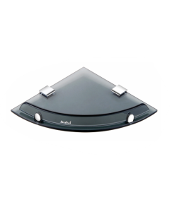 DELFINO CORNER GLASS SHELF IT-SG0225CBL-BK