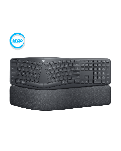 LOGITECH K860 ERGO WIRELESS SPILT KEYBOARD - BLACK 920-010111