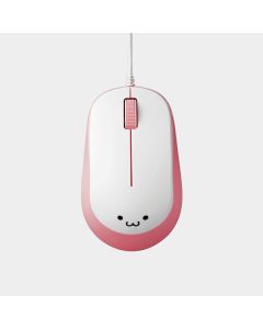 ELECOM 3 BUTTON WIRED MOUSE - PINK M-Y8UBPN