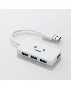 ELECOM USB-A 3.0/4PORT HUB U3H-A422BXWH