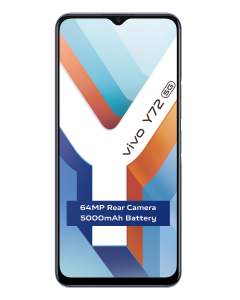 VIVO SMARTPHONE Y72 6.58" NFC Y72-8+128GB-5G-BLUE