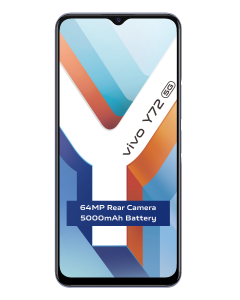 VIVO SMARTPHONE Y72 6.58" NFC Y72-8+128GB-5G-BLUE