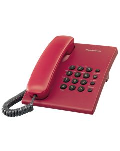 PANASONIC CORDED PHONE RED KXTS500MXR