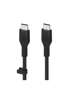 BELKIN USB-C/USB-C V2 1M SILICONE CABLE - BLACK CAB009BT1MBK