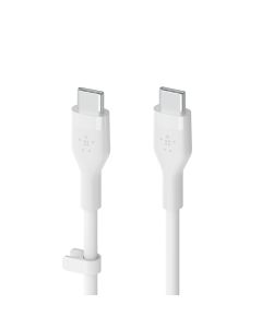 BELKIN USB-C/USB-C V2 1M SILICONE CABLE - WHITE CAB009BT1MWH
