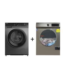 TOSHIBA WASHER & DRYER COMBO TDH80SES(SK)+TWBH95M4S(SK)