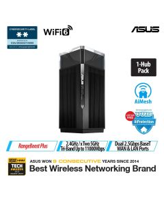 ASUS ZENWIFI PRO AX11000 MESH ZENWIFI PRO XT12(1PK)-BLK