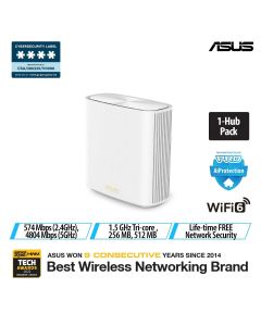 ASUS AX5400 ZENWIFI MESH XD6-ZENWIFI(1-PK)-WHITE