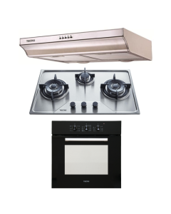 TECNO HOB, HOOD, OVEN PACKAGE TS-7633TRSV-PUB-TH978T-TBO630