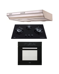 TECNO HOB, HOOD, OVEN PACKAGE T-833TRSV-PUB-TH978T-TBO630