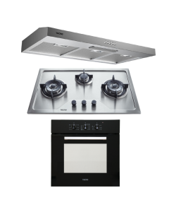 TECNO HOB, HOOD, OVEN PACKAGE TS-8633TRSV-PUB-TCH9010TL-TBO630