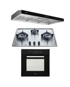 TECNO HOB, HOOD, OVEN PACKAGE TS-7633TRSV-PUB-TCH9011TL-TBO630