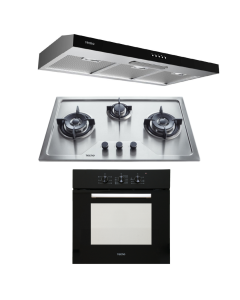 TECNO HOB, HOOD, OVEN PACKAGE TS-8633TRSV-PUB-TCH9011TL-TBO630