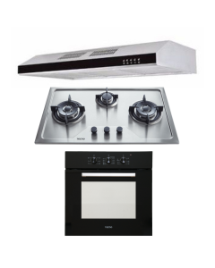 TECNO HOB, HOOD, OVEN PACKAGE TS-8633TRSV-PUB-TCH901SS-TBO630