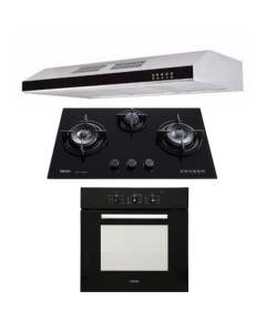 TECNO HOB, HOOD, OVEN PACKAGE T-733TRSV-PUB-TCH901SS-TBO630