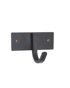 DELFINO ROBE HOOK-BLACK RCNG1B-80MM