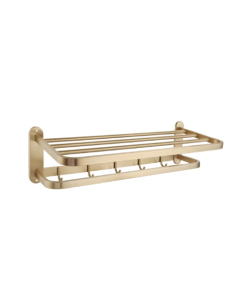 DELFINO TOWEL SHELF-GOLD RCN2760/G-600MM