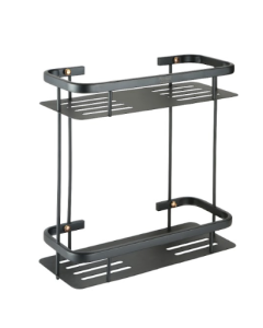 DELFINO 2 LAYER BASKET-BLACK RCNB25709-350X130X360