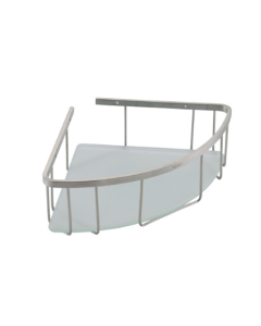 DELFINO CORNER BASKET-MATT/GLASS RCNS8001L-260X260X90MM