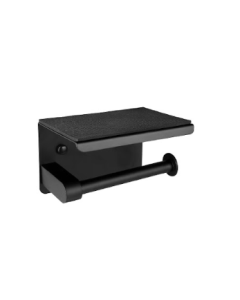 DELFINO PAPER HOLDER-BLACK RCNT21B-142MM