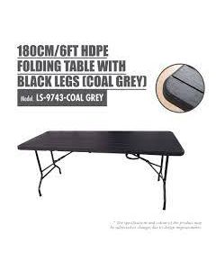 HOUZE HDPE FOLDING TABLE LS-9743-COAL GREY