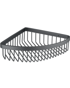 HOUSS 1-TIER CORNER BASKET HSGM-2168-SS304-GUN METAL