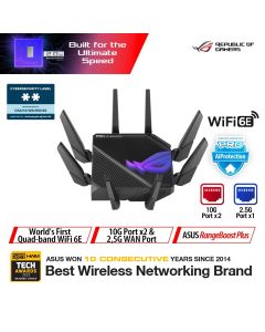 ASUS ROG AXE16000 WIFI 6E ROUTER GT-AXE16000