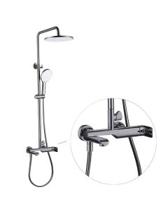 ZAFFIRO RAIN SHOWER SET PRS-1107.88GM-GUN-METAL