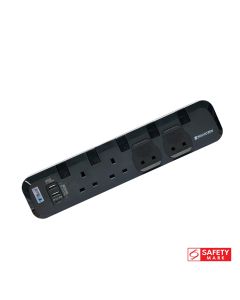 SOUND TEOH POWER STRIP PS-418C-USBA+CQUICKCHARGE-4WAY