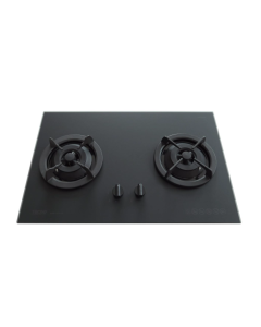 TECNO GAS HOB - 2 BURNERS T22TGSV-MATTE BLACK