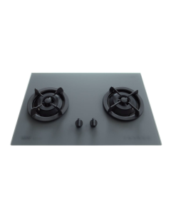 TECNO GAS HOB - 2 BURNERS T22TGSV-MATTE GREY