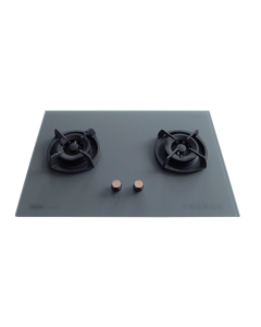 TECNO GAS HOB - 2 BURNERS T28TGSV-MATTE GREY