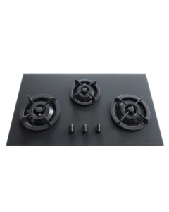 TECNO GAS HOB - 3 BURNERS T333TGSV-MATTE BLACK