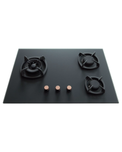 TECNO GAS HOB - 3 BURNERS T23TGSV-MATTE BLACK